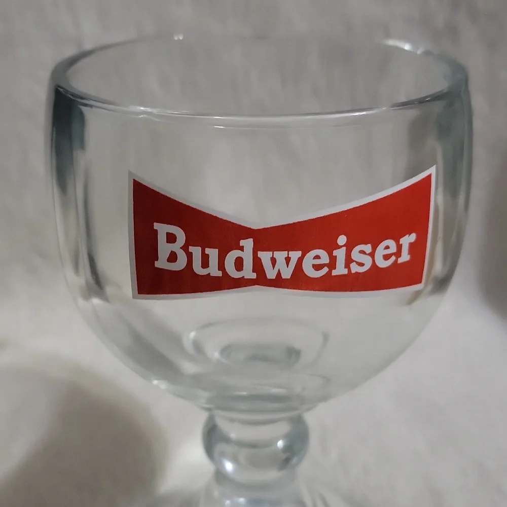 Budweiser Beer goblet